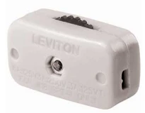 Feed Thru Appliance Switch, Thumbwheel, 6A-125V, 3A-125V, 3A-250V,  Single Pole - White, 00423