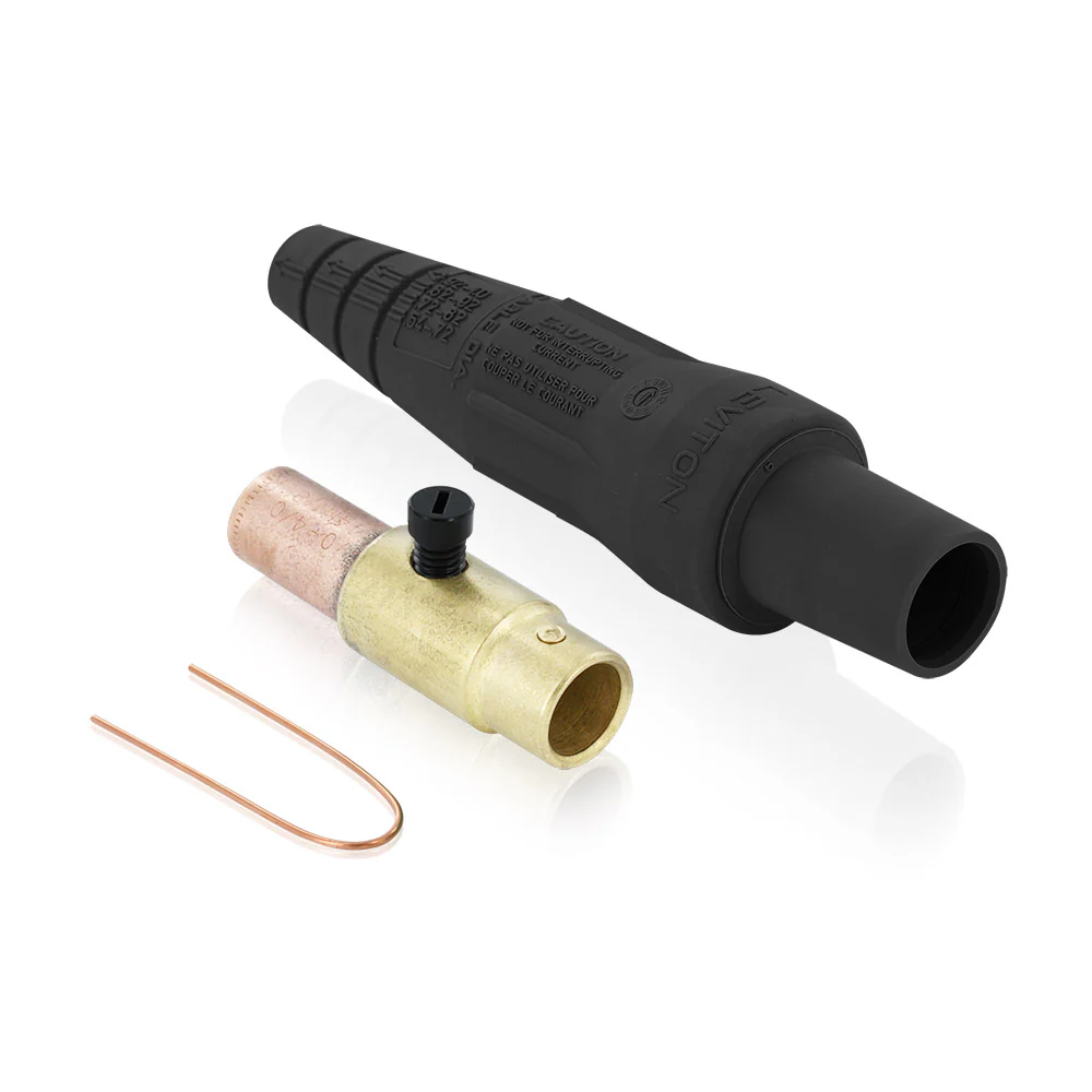 Female Plug, 3/0 - 4/0 AWG, Crimp Tube Termination, 16D37-UE