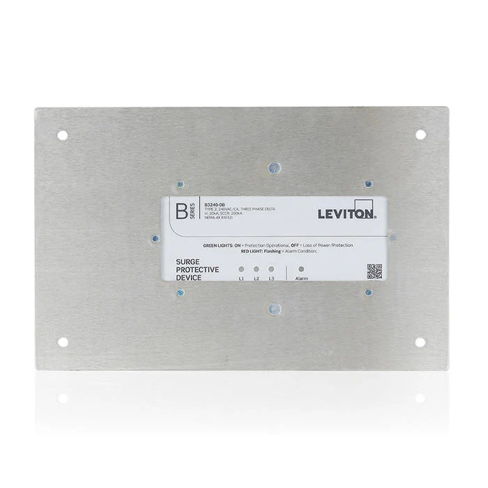 Flush Mount Flange for Leviton B Series Surge Protective Panels, Aluminum, BSURG-FLG - Image 3