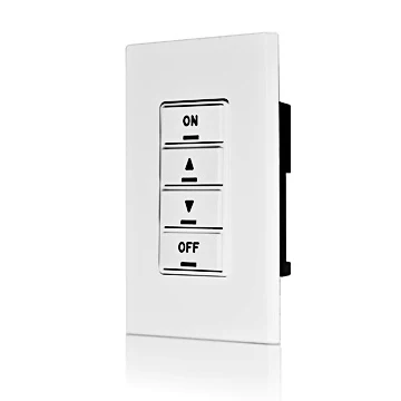 Keypad, 4 Button, ON/OFF, Controller for use with Provolt™ Room Controllers (PRC), PLVSW-4LW - Image 2