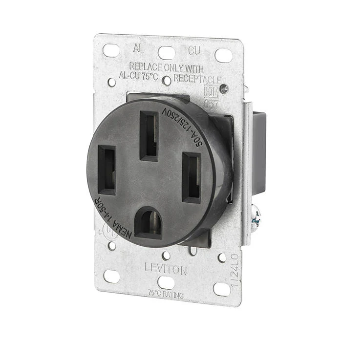 50 Amp Flush Mount Outlet/Receptacle, 279-S00