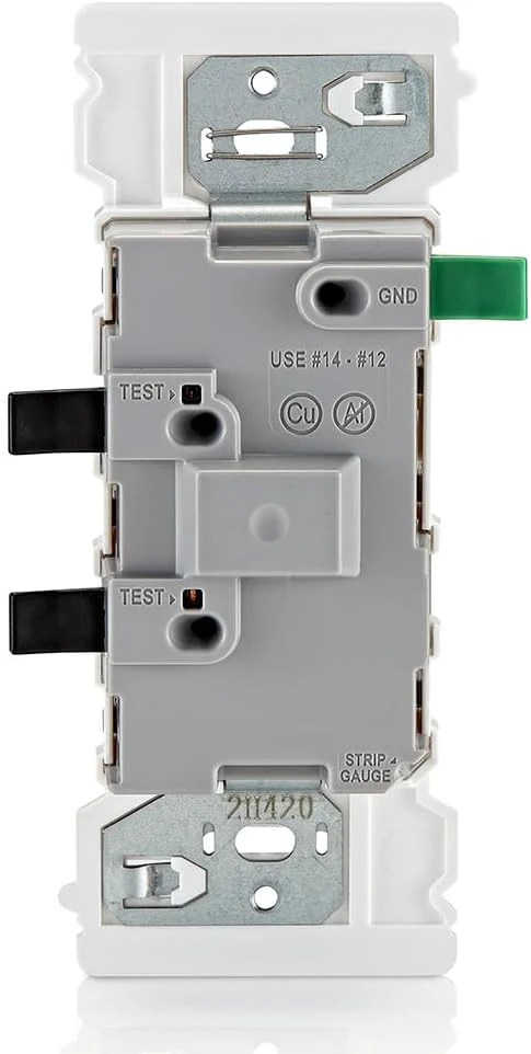 Leviton E5601 Decora Edge 15 Amp Single Pole Rocker Switch, White - Image 7