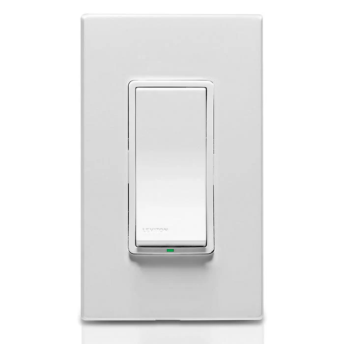 Leviton Switch Companion with Locator LED for Multi-Location Switching when used with the VPT24 24-Hour Programmable Timer Switches, 120VAC, 60Hz, VP0SR-1LZ