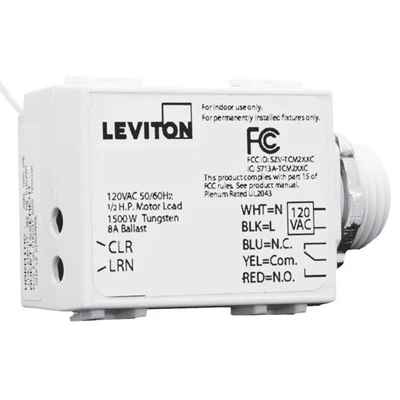 LevNet RF Threaded Mount 5-Wire 300 Relay Receiver, 24VAC, WST02-R10