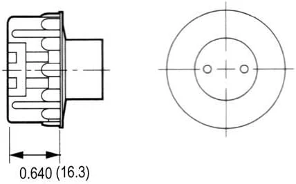 Medium Base, Bi-Pin, Standard Fluorescent Lampholder, 13518, White - Image 3