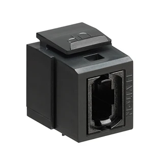 MTP QUICKPORT Adapter, SM/MM, Key Up to Key Up, Black, 41085-TBE