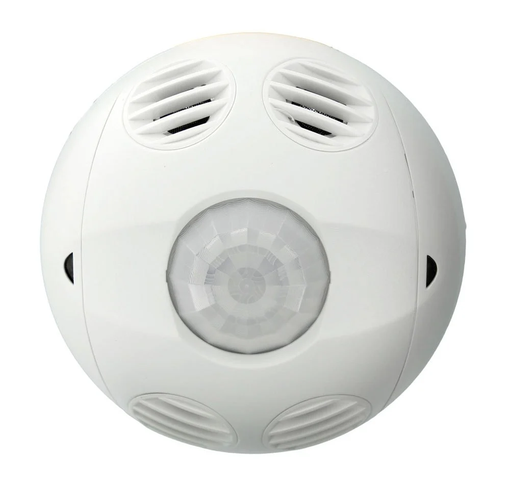 Multi-Technology, Commercial Grade 360 Degree, 1000 Square Foot Coverage, Self-Adjusting, Ceiling Mount Occupancy Sensor, OSC10-RMW