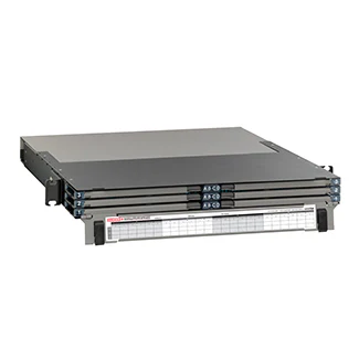OPT-X UHDX 1RU Fiber Enclosure, empty, with sliding trays; Accepts up to (12) HDX components, 5R1UD-S12