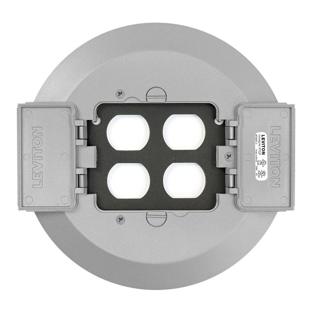 Poke-Through Cover, Gray