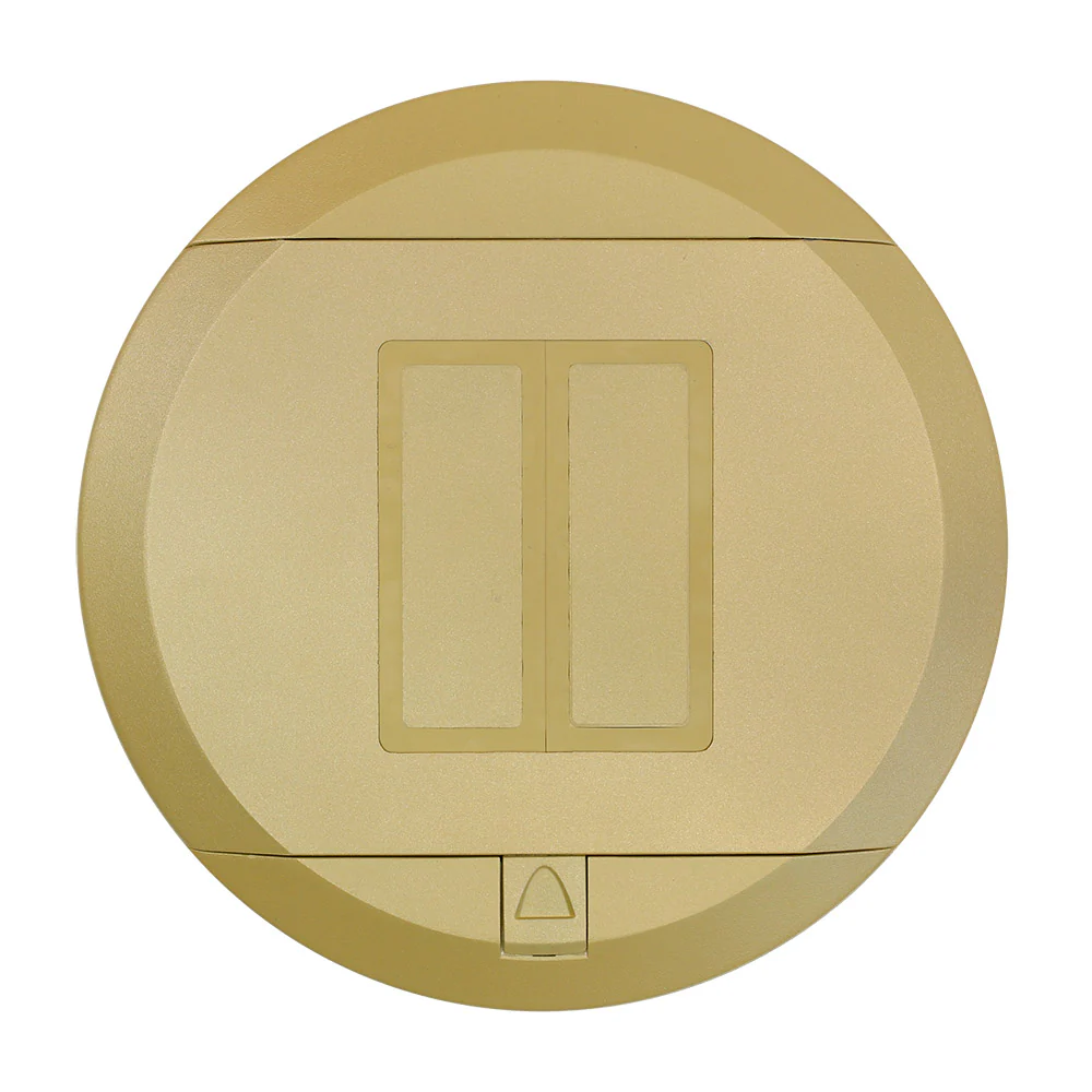 Poke-Through Cover, Brass, PT526-B