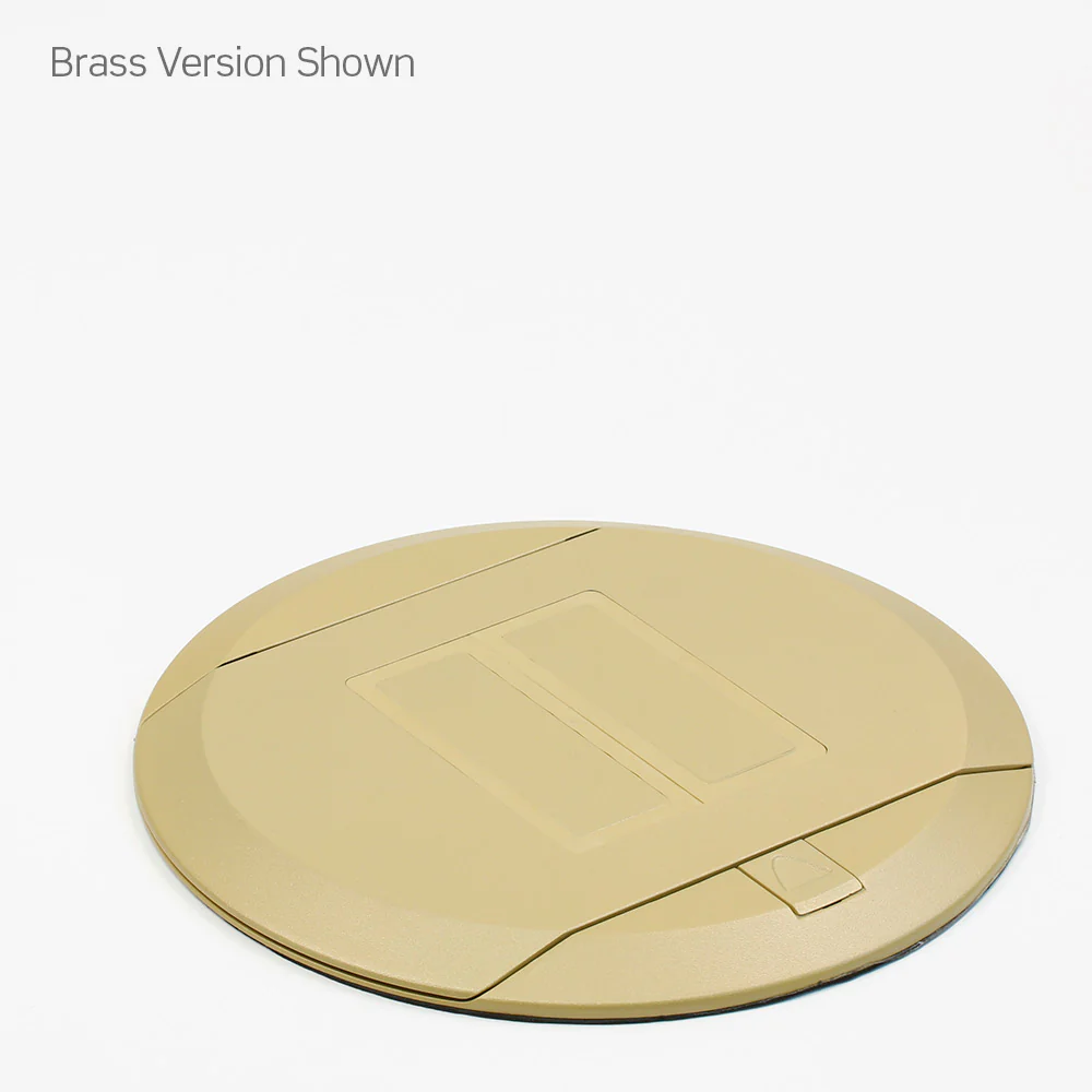 Poke-Through Cover, Brass, PT526-B - Image 2
