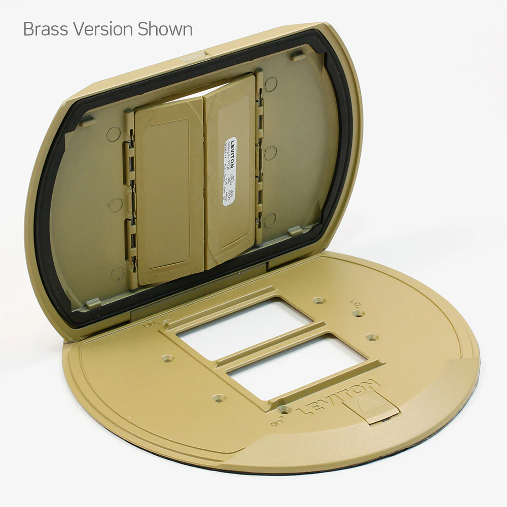 Poke-Through Cover, Brass, PT526-B - Image 3