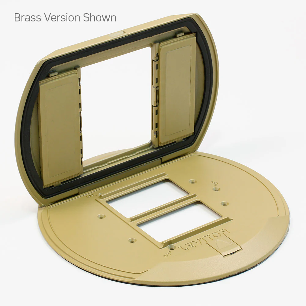 Poke-Through Cover, Brass, PT526-B - Image 4