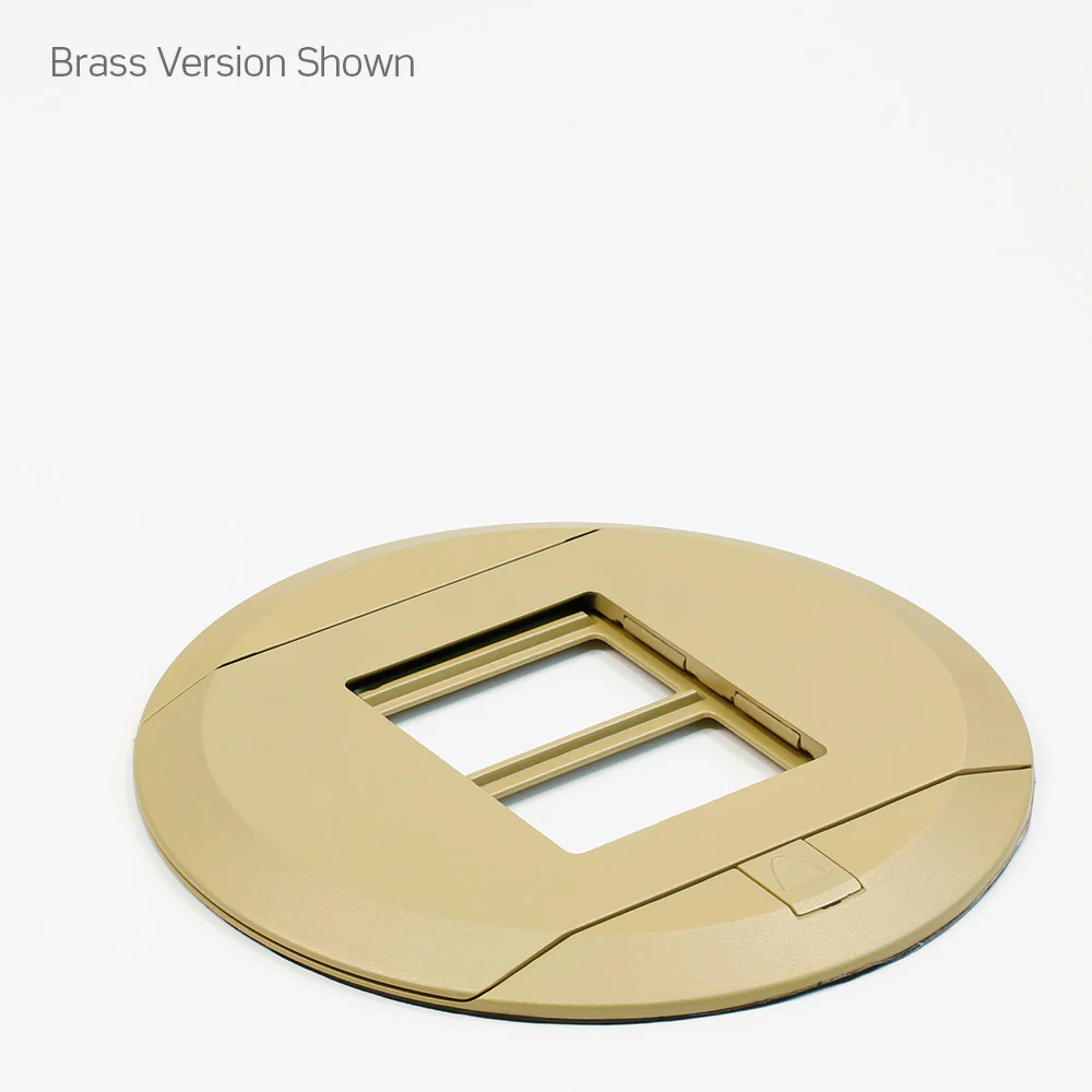 Poke-Through Cover, Brass, PT526-B - Image 5
