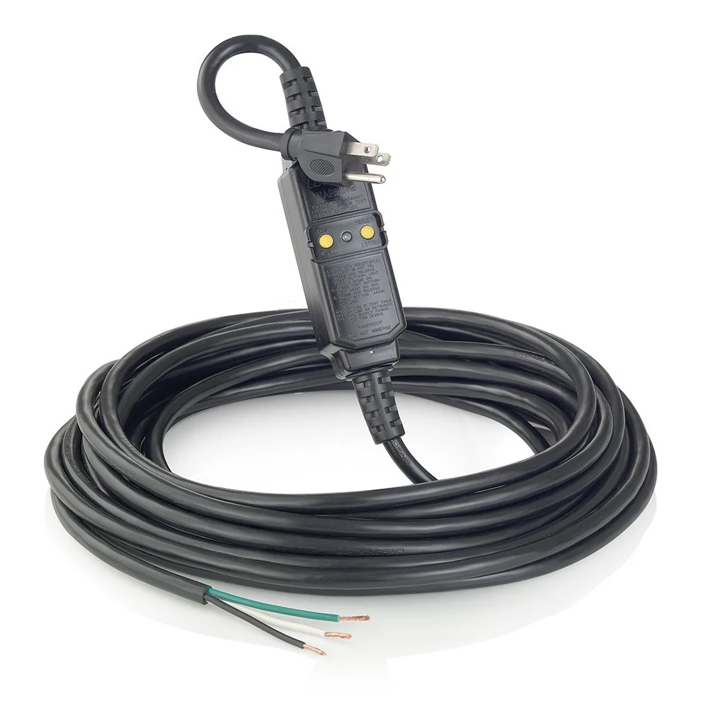 Portable Automatic Reset GFCI Cord Set, 15-Amp, 125V, 37 ft. Cord, GSCA1-37E