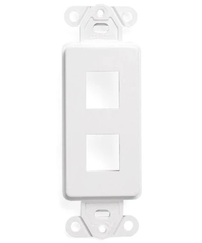 QUICKPORT Decora Insert, 2-Port, 41642