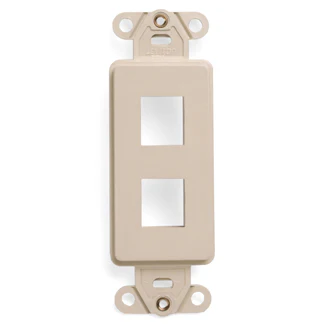 QUICKPORT Decora Insert, 2-Port, 41642 - Image 3