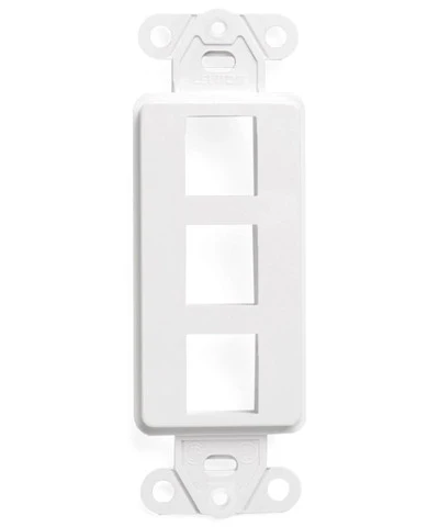 QUICKPORT Decora Insert, 3-Port, 41643
