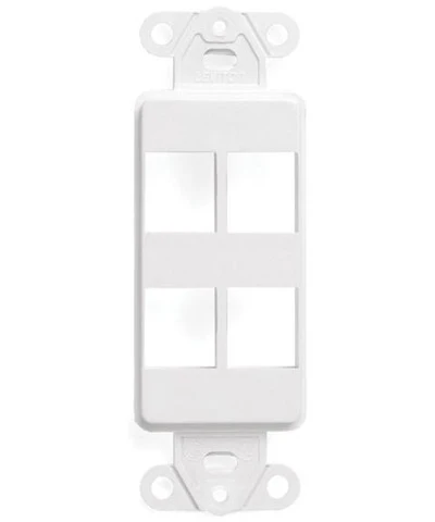 QUICKPORT Decora Insert, 4-Port, 41644