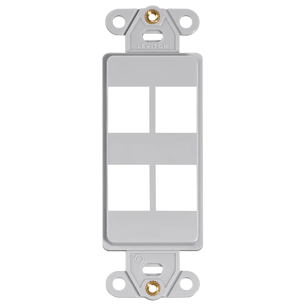 QUICKPORT Decora Insert, 4-Port, 41644 - Image 3
