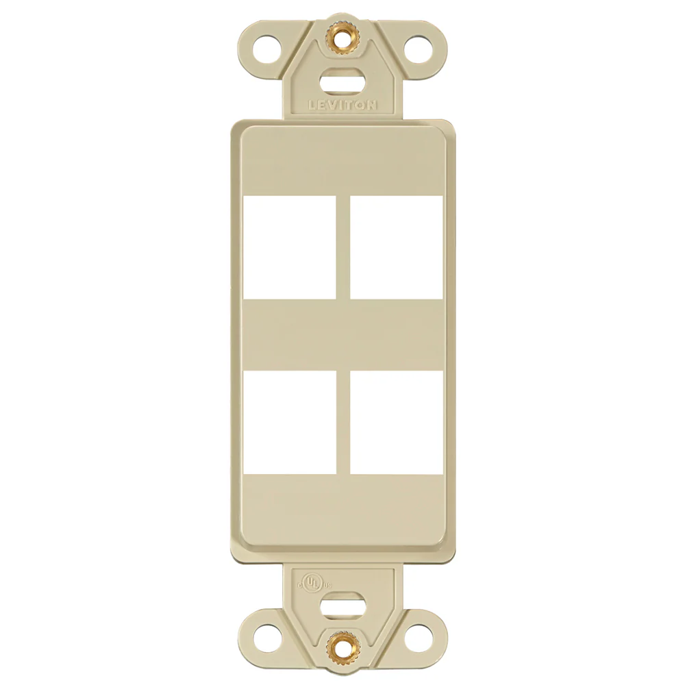 QUICKPORT Decora Insert, 4-Port, 41644 - Image 4