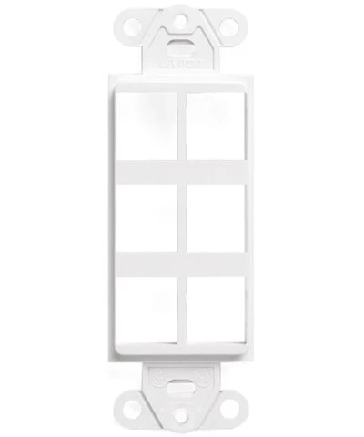 QUICKPORT Decora Insert, 6-Port, 41646