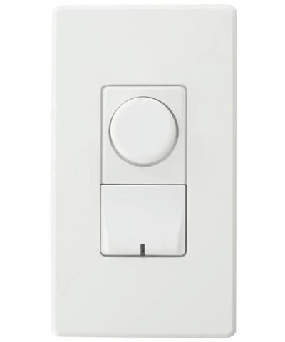 Renoir II Rotary, Ballast 2-Wire Control, Standard Heat Sink Dimmer, Narrow, 5 A, White, AWRMG-XAW