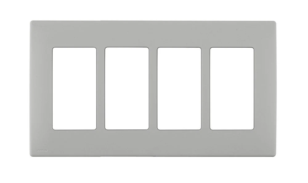 Renu 4-Gang Screwless Snap-On Wall Plate, REWP4 - Image 11