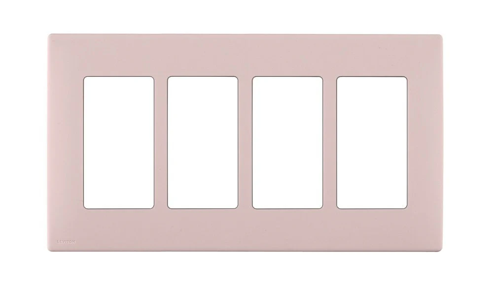 Renu 4-Gang Screwless Snap-On Wall Plate, REWP4 - Image 6