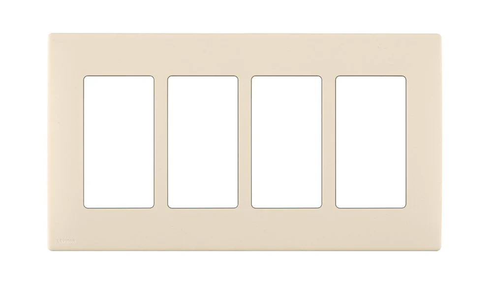 Renu 4-Gang Screwless Snap-On Wall Plate, REWP4 - Image 7