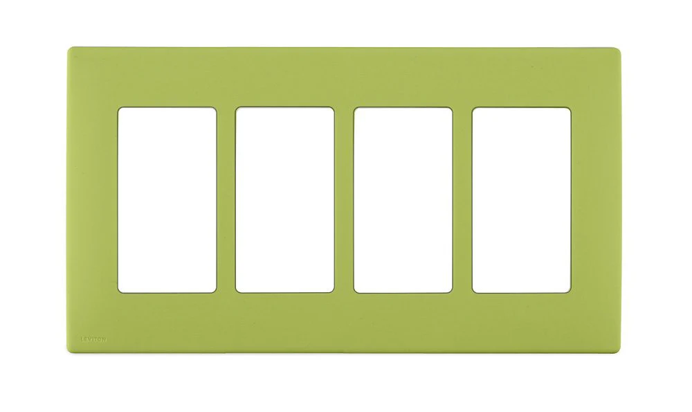Renu 4-Gang Screwless Snap-On Wall Plate, REWP4 - Image 8