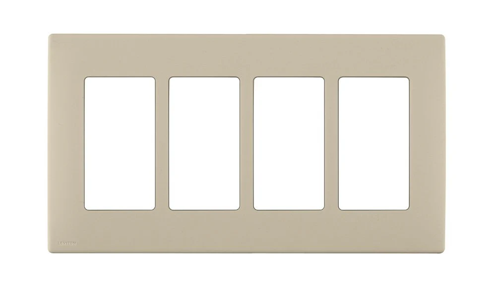 Renu 4-Gang Screwless Snap-On Wall Plate, REWP4 - Image 9
