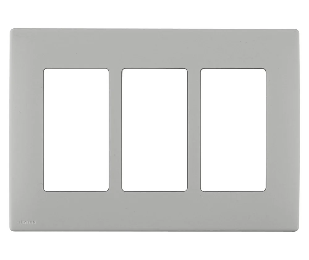 Renu 3-Gang Screwless Snap-On Wall Plate, REWP3 - Image 11