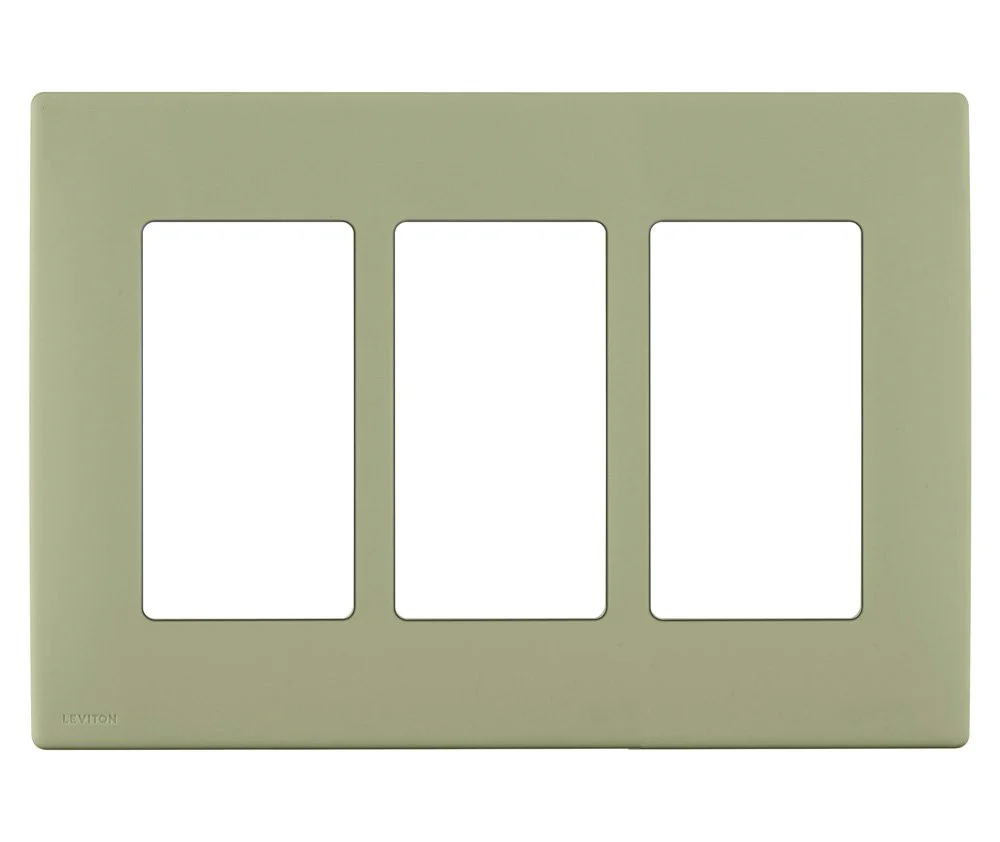 Renu 3-Gang Screwless Snap-On Wall Plate, REWP3 - Image 12