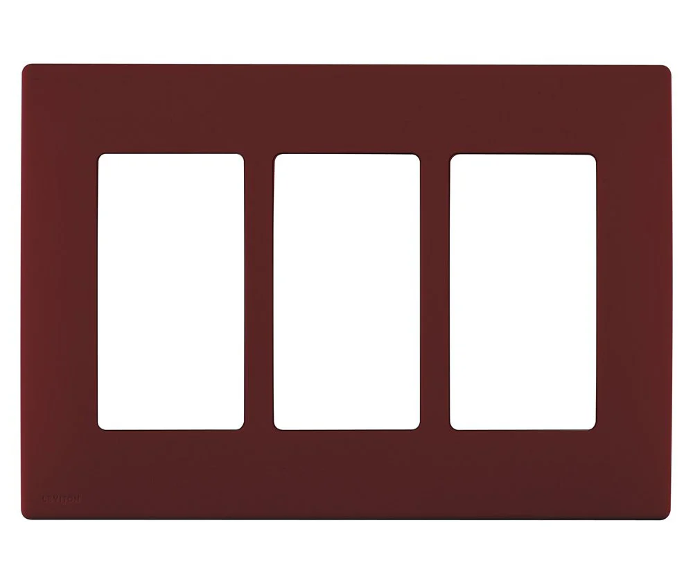 Renu 3-Gang Screwless Snap-On Wall Plate, REWP3 - Image 4