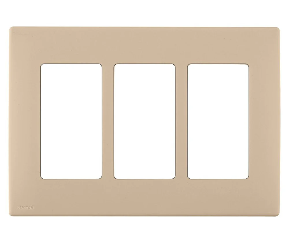 Renu 3-Gang Screwless Snap-On Wall Plate, REWP3 - Image 5