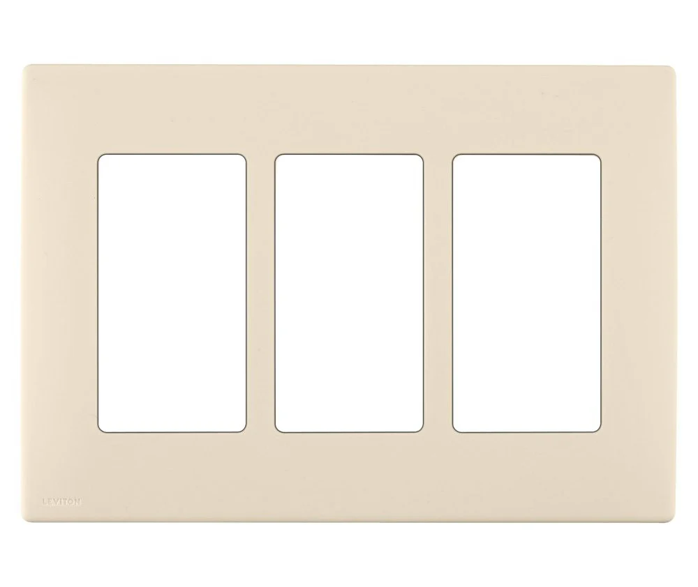 Renu 3-Gang Screwless Snap-On Wall Plate, REWP3 - Image 7