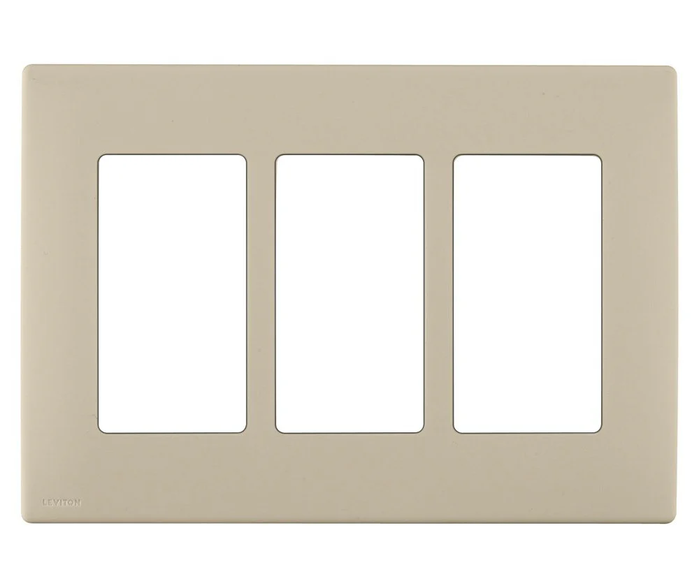 Renu 3-Gang Screwless Snap-On Wall Plate, REWP3 - Image 9