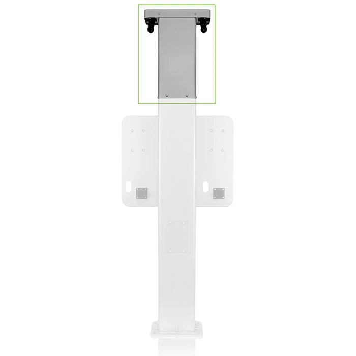 Retractable Cord Management System for Dual Mount Charging Station Pedestal, Side/Side with Retractable Cord Management, EPCM3-OF3