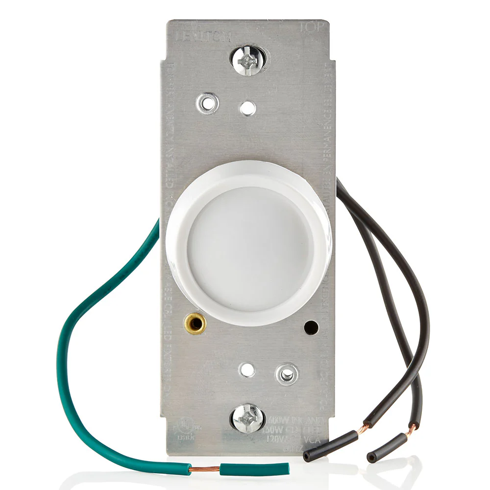 Leviton Trimatron Rotary Dimmer Switch for Dimmable LED, Halogen and Incandescent Bulbs, RNL06-10Z