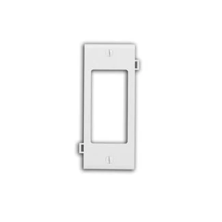 Sectional Wall Plate, Decora Middle Section, White, PSC26-W