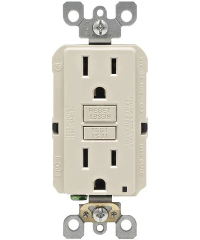 Self-Test SmartlockPro Slim GFCI Non-Tamper Resistant Receptacle with LED Indicator, 15-Amp, GFNT1 - Image 2