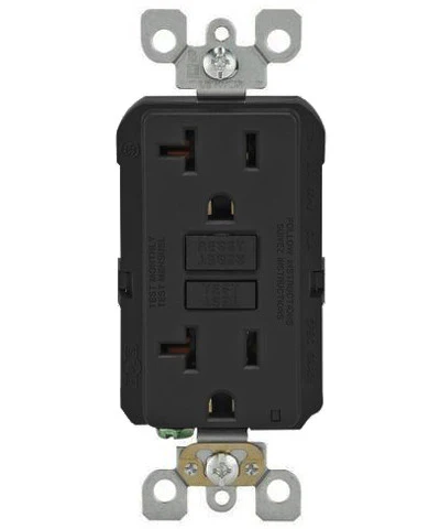Self-Test SmartlockPro Slim GFCI Non-Tamper Resistant Receptacle with LED Indicator, 20-Amp, GFNT2 - Image 5