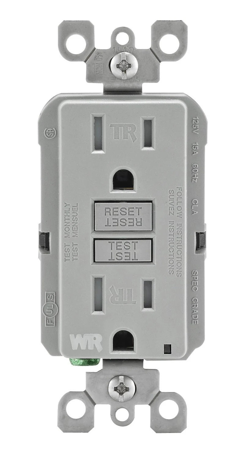 Self-Test SmartlockPro Slim GFCI Weather Resistant and Tamper Resistant Receptacle with LED Indicator, 15-Amp, GFWT1 - Image 3