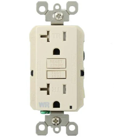 Self-Test SmartlockPro Slim GFCI Weather Resistant and Tamper Resistant Receptacle with LED Indicator, 20-Amp, GFWT2 - Image 5