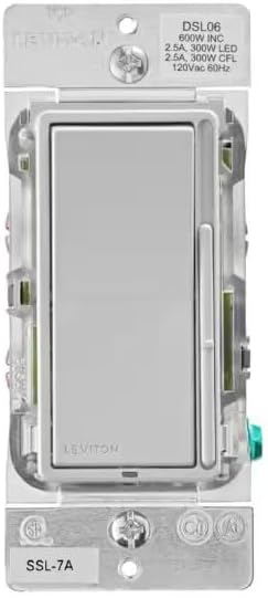 Slide Dimmer Switch, Light Gray, DSL06-LG