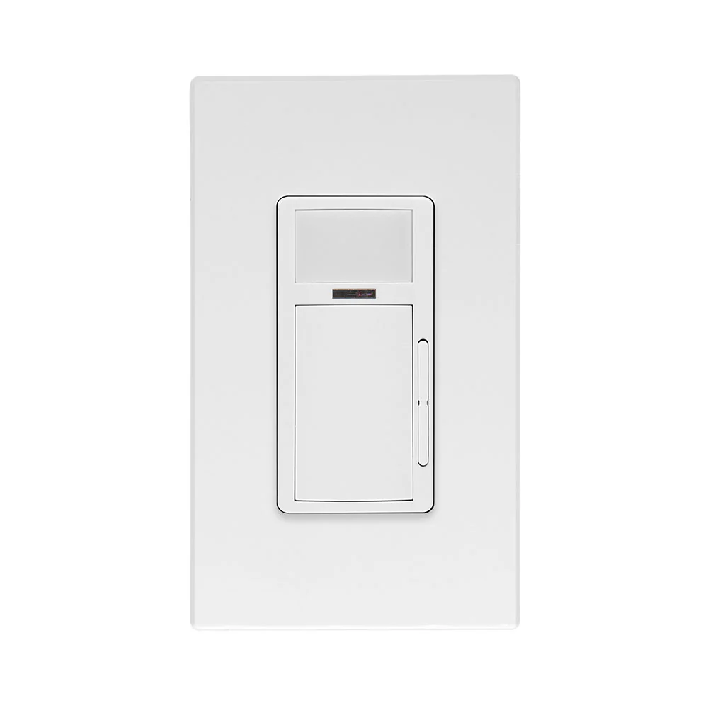 Smart Sensor, PIR, 1000W Dimming Wallbox Occupancy Sensor/Vacancy Sensor, App configurable, 120VAC, Commercial Grade, White, ODP10-l1W