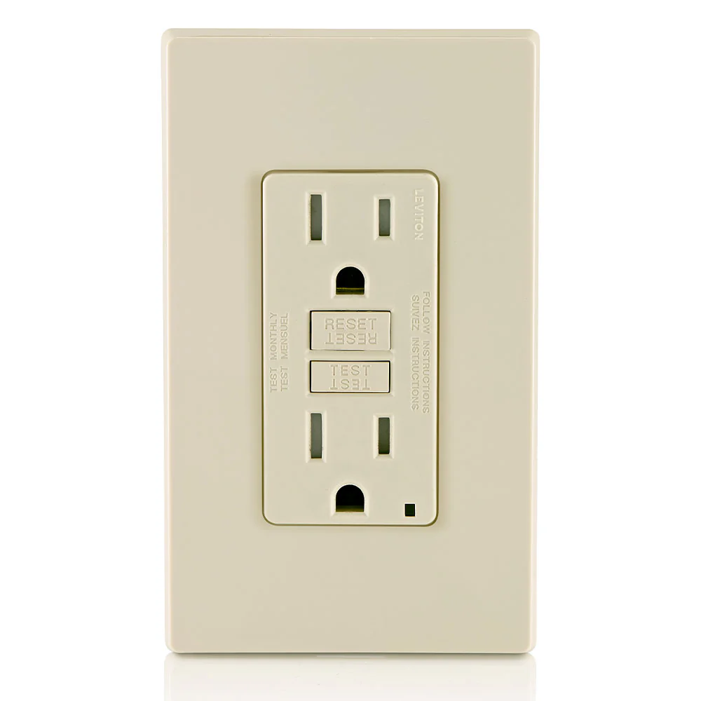 15 Amp, Self Test, Tamper-Resistant GFCI Outlet with LED Indicator Light, GFTR1 - Image 6