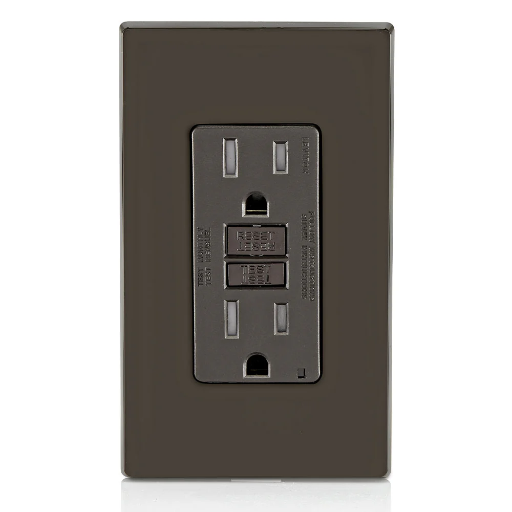 15 Amp, Self Test, Tamper-Resistant GFCI Outlet with LED Indicator Light, GFTR1 - Image 7