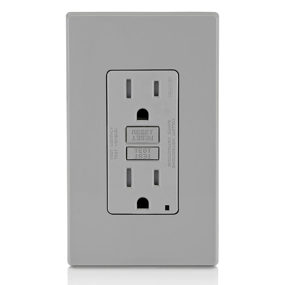 15 Amp, Self Test, Tamper-Resistant GFCI Outlet with LED Indicator Light, GFTR1 - Image 9